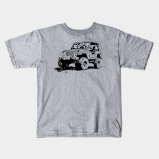 Off-Road Driving Kids T-Shirt